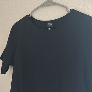 Eileen Fisher petite black blouse